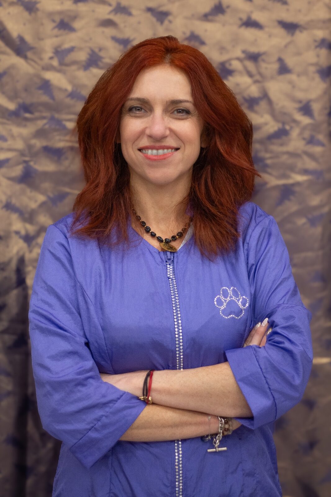 Valérie Sole, triple championne du monde de toilettage